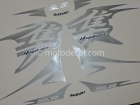 SUZUKI GSX 1300R HAYABUSA 2010 WHITE DECAL KIT