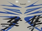 SUZUKI GSX 1300R HAYABUSA 2009 WHITE DECAL KIT