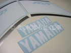 YAMAHA YZF-R125 2009 BLACK DECAL KIT