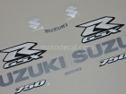 SUZUKI GSX-R 750 2008 BLACK DECAL KIT
