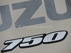 SUZUKI GSX-R 750 2008 BLACK DECAL KIT