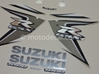 SUZUKI GSX-R 1000 2008 WHITE DECAL KIT