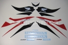 HONDA CBR 600RR 2007 RED SILVER DECAL KIT