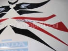 HONDA CBR 600RR 2007 RED SILVER DECAL KIT