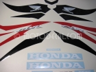HONDA CBR 600RR 2007 RED SILVER DECAL KIT