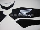HONDA CBR 600RR 2007 RED SILVER DECAL KIT