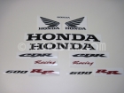 HONDA CBR 600RR 2006 SILVER DECAL KIT