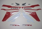 HONDA CBR 600RR 2012 RED WHITE DECAL KIT