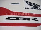 HONDA CBR 600RR 2012 RED WHITE DECAL KIT