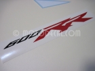 HONDA CBR 600RR 2012 RED WHITE DECAL KIT