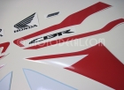 HONDA CBR 600RR 2012 RED WHITE DECAL KIT