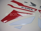 HONDA CBR 600RR 2012 RED WHITE DECAL KIT