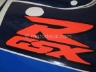 SUZUKI GSX-R 750 1998 BLUE WHITE DECAL KIT