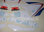 SUZUKI GSX-R 600 2000 BLUE WHITE DECAL KIT