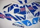 SUZUKI GSX-R 1100 1992 BLUE WHITE DECAL KIT