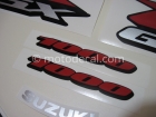 SUZUKI GSX-R 1000 2005 BLAK GREY DECAL KIT
