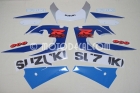 SUZUKI GSX-R 600 1999 BLUE WHITE DECAL KIT