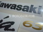 KAWASAKI ZX-6R 2005-2006 BLACK DECAL KIT