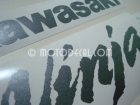 KAWASAKI ZX-6R 2005-2006 BLACK DECAL KIT