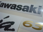 KAWASAKI ZX-6R 2005-2006 BLUE DECAL KIT