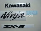 KAWASAKI ZX-6R 2005-2006 GREEN DECAL KIT