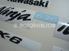 KAWASAKI ZX-6R 2005-2006 GREEN DECAL KIT