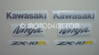 KAWASAKI ZX-10R 2004 BLACK DECAL KIT
