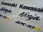 KAWASAKI ZX-10R 2004 GREEN DECAL KIT