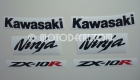 KAWASAKI ZX-10R 2005 GREEN DECAL KIT