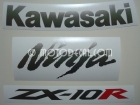 KAWASAKI ZX-10R 2005 SILVER DECAL KIT