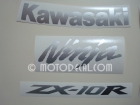 KAWASAKI ZX-10R 2006-2007 BLUE DECAL KIT