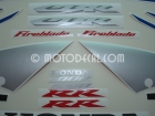 HONDA CBR 1000RR 2005 BLUE SILVER DECAL KIT