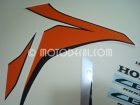 HONDA CBR 1000RR 2010 ORANGE SILVER US DECAL KIT