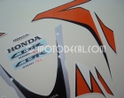 HONDA CBR 1000RR 2010 ORANGE SILVER US DECAL KIT