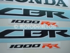 HONDA CBR 1000RR 2010 ORANGE SILVER US DECAL KIT