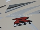 SUZUKI GSX-R 750 2007 GREY DECAL KIT