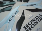 HONDA CBR 600RR 2007 WHITE BLACK DECAL KIT