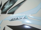 HONDA CBR 600RR 2007 WHITE BLACK DECAL KIT