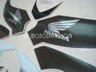 HONDA CBR 600RR 2007 WHITE BLACK DECAL KIT