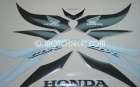 HONDA CBR 600RR 2007 WHITE BLACK DECAL KIT
