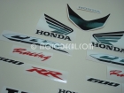 HONDA CBR 600RR 2008 SILVER DECAL KIT