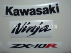 KAWASAKI ZX-10R 2006-2007 ORANGE DECAL KIT
