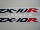 KAWASAKI ZX-10R 2006-2007 ORANGE DECAL KIT
