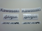 KAWASAKI ZX-10R 2006-2007 RED DECAL KIT