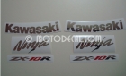 KAWASAKI ZX-10R 2008 BLACK DECAL KIT