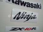 KAWASAKI ZX-10R 2008 ORANGE DECAL KIT
