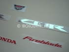 HONDA CBR 1000RR 2012 BLACK DECAL KIT