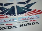 HONDA CBR 600RR 2005 RED BLUE SILVER DECAL KIT