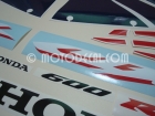 HONDA CBR 600RR 2005 RED BLUE SILVER DECAL KIT