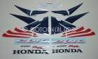 HONDA CBR 600RR 2005 RED BLUE SILVER DECAL KIT